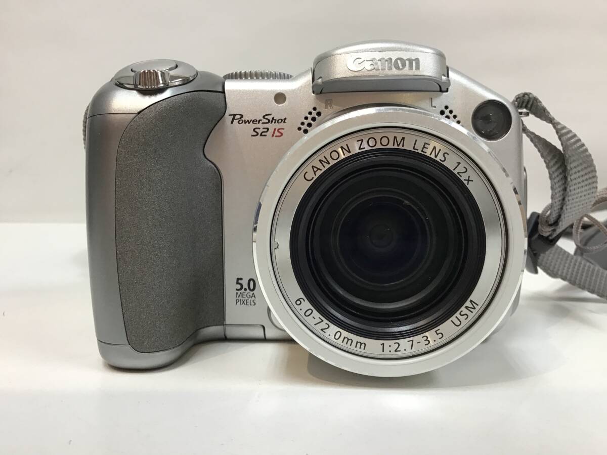 2369■ Canon キャノン Power Shot S2 IS キャノン デジタルカメラ PC1130 デジカメ 取説付 ソフトケース付 動作未確認 箱有の画像3