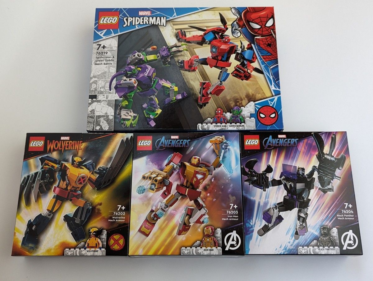 【未開封】 LEGO レゴ スーパーヒーローズ メカスーツ 4個セット