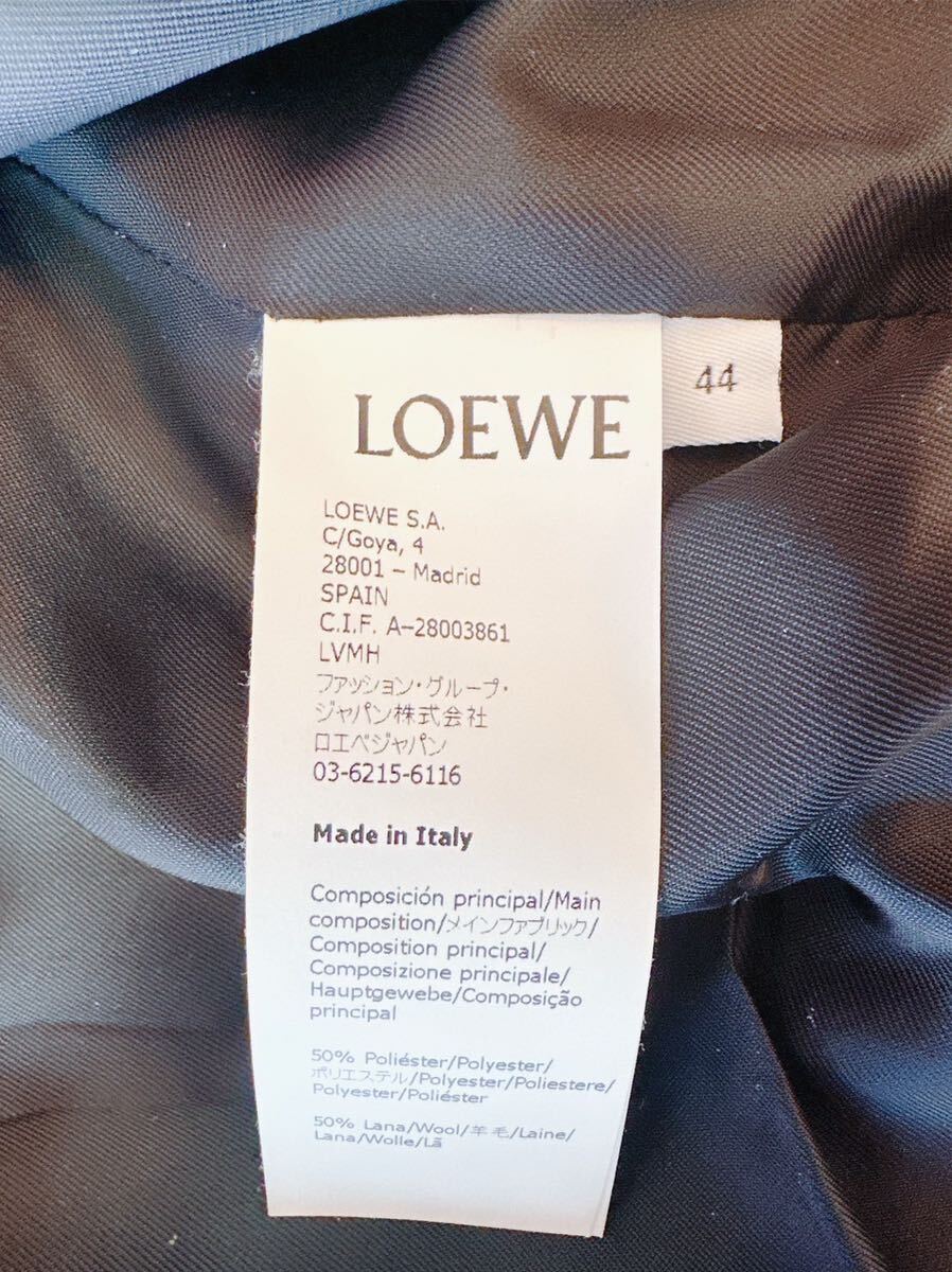 【LOEWE】【ロエベ】 ハウンドトゥースジップジャケット レザーカラー 44サイズ　最終出品_画像5