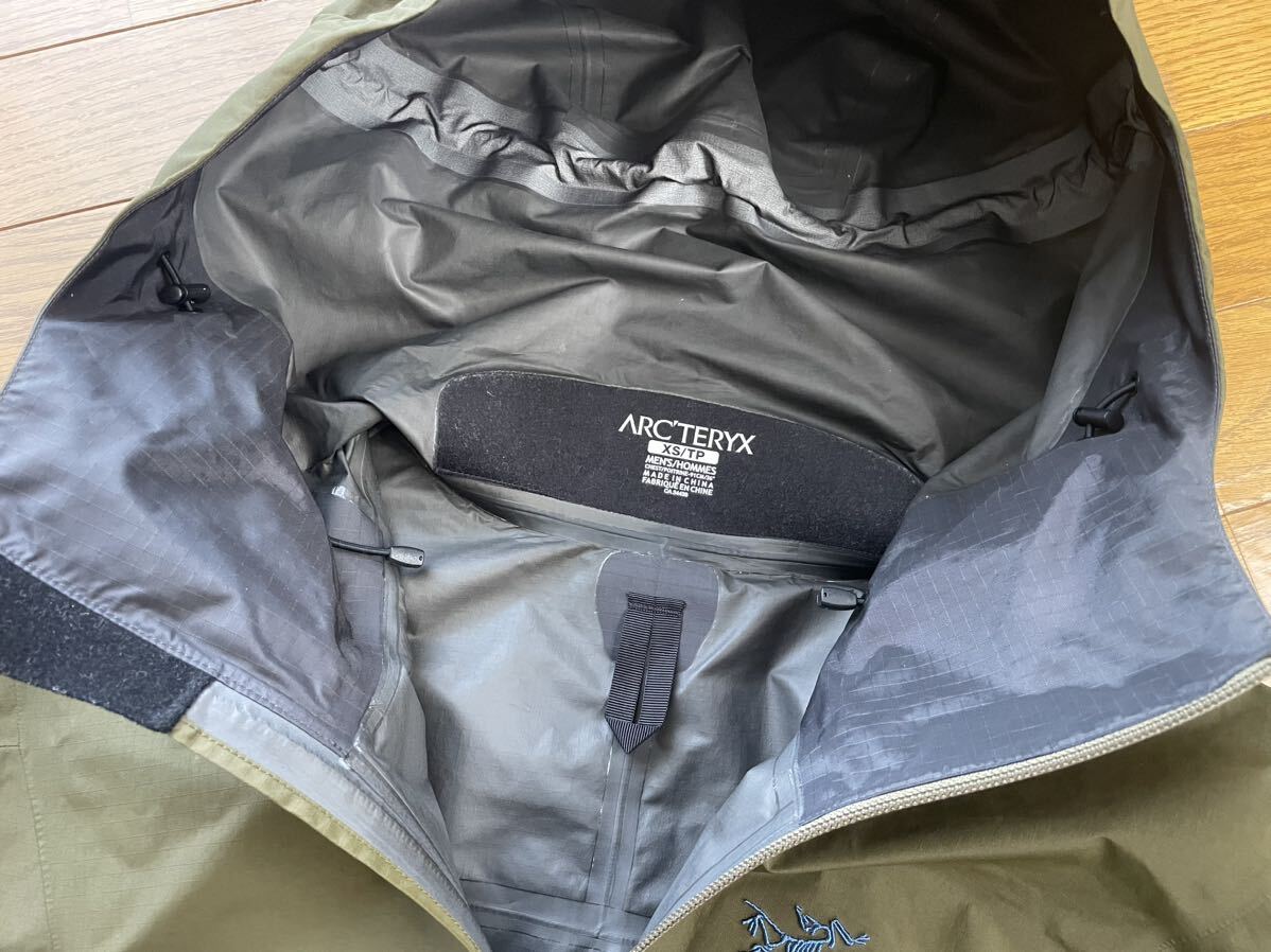 送料無料 ARC'TERYX アークテリクス Beta SL Jacket メンズ XS ベータ SL ジャケット Dark Moss ダークモス / ARCTERYX アーク ベータの画像6