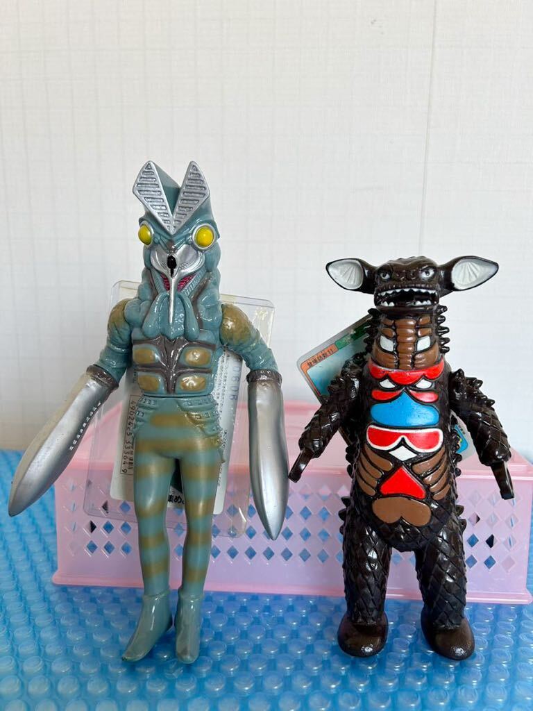 ウルトラ怪獣 『バルタン星人』『ギャンゴ』バンダイ　ソフビ ウルトラマン　プラタグ　円谷プロ_画像1