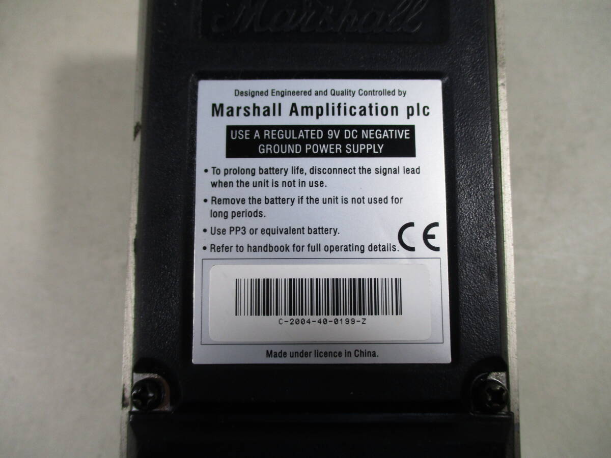 マーシャル MARSHALL AMPLIFICATION PLC ディストーション　作動確認済　エフェクター_画像9