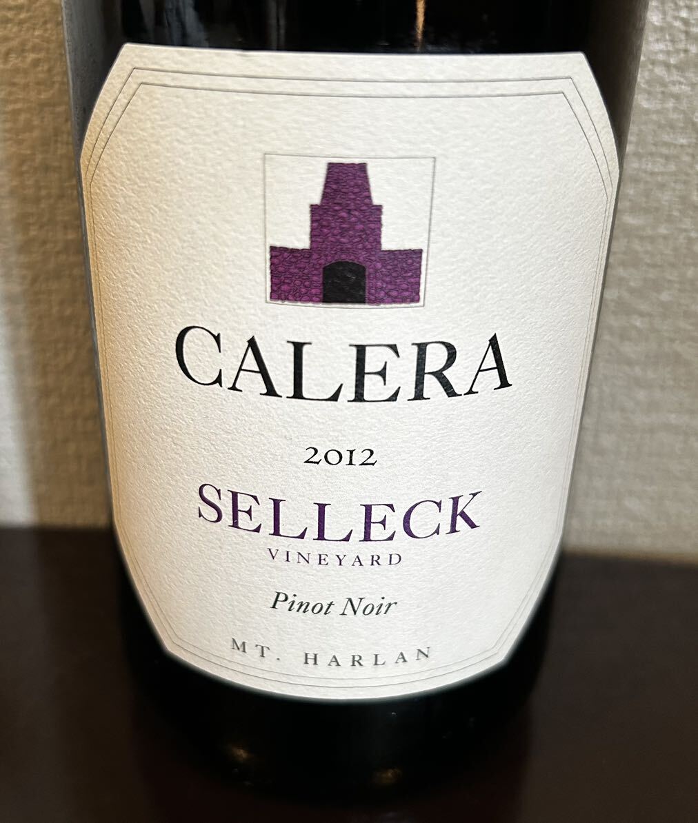 Calera Selleck 2012 RP98 カレラ セレック750ml DRC ロマネコンティ_画像1