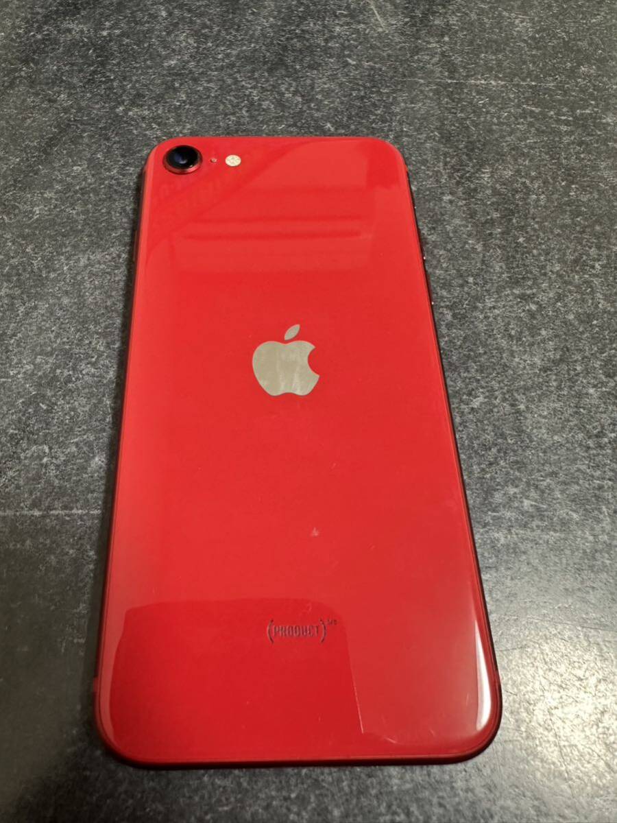 SIMフリー iPhone SE (第2世代) (PRODUCT)RED Special Edition 64GB MX9U2J/A バッテリー最大容量95％ アクティベーションロック解除済の画像2