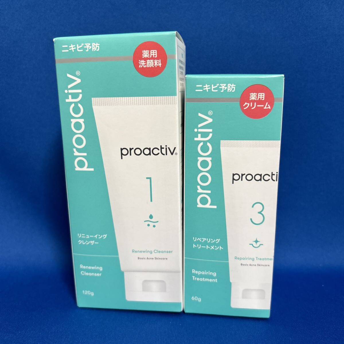 プロアクティブセット リニューイングクレンザー リペアリングトリートメント 洗顔料・クリーム proactiv