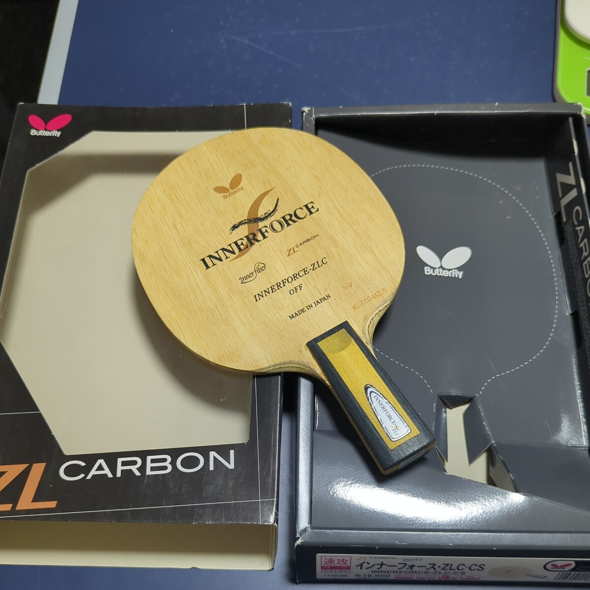 卓球ラケット インナーフォースZLC CS 廃盤 バタフライ 旧モデル 美品 butterflyの画像1
