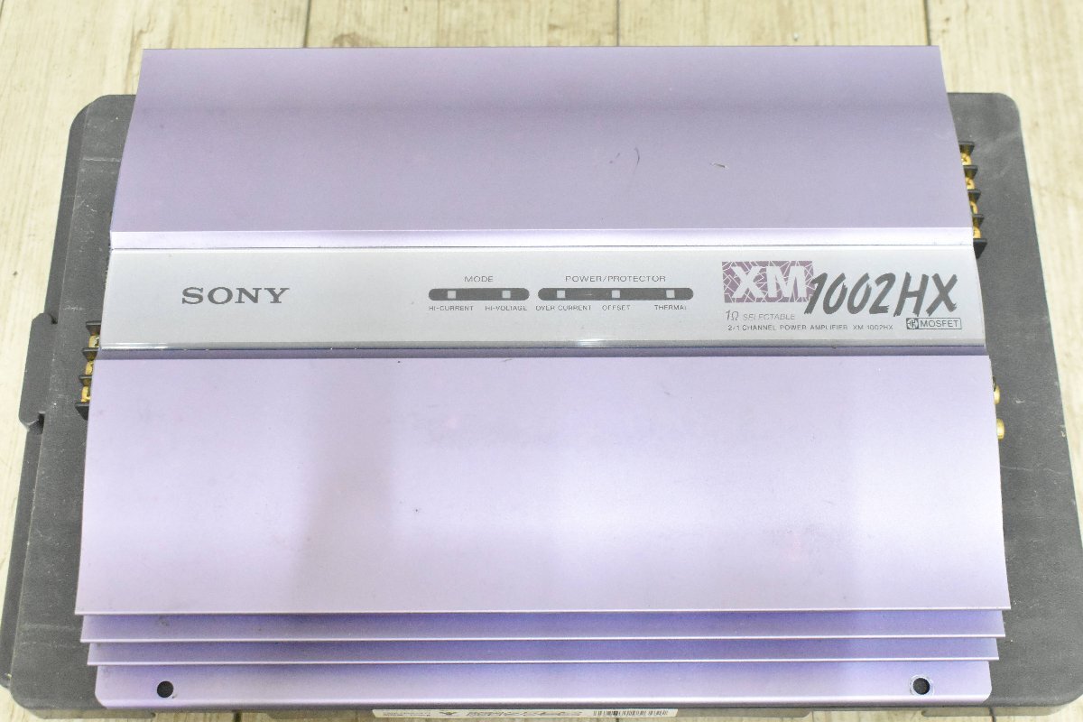 ◇p1447 現状品 SONY ソニー ステレオパワーアンプ XM-1002HXの画像6