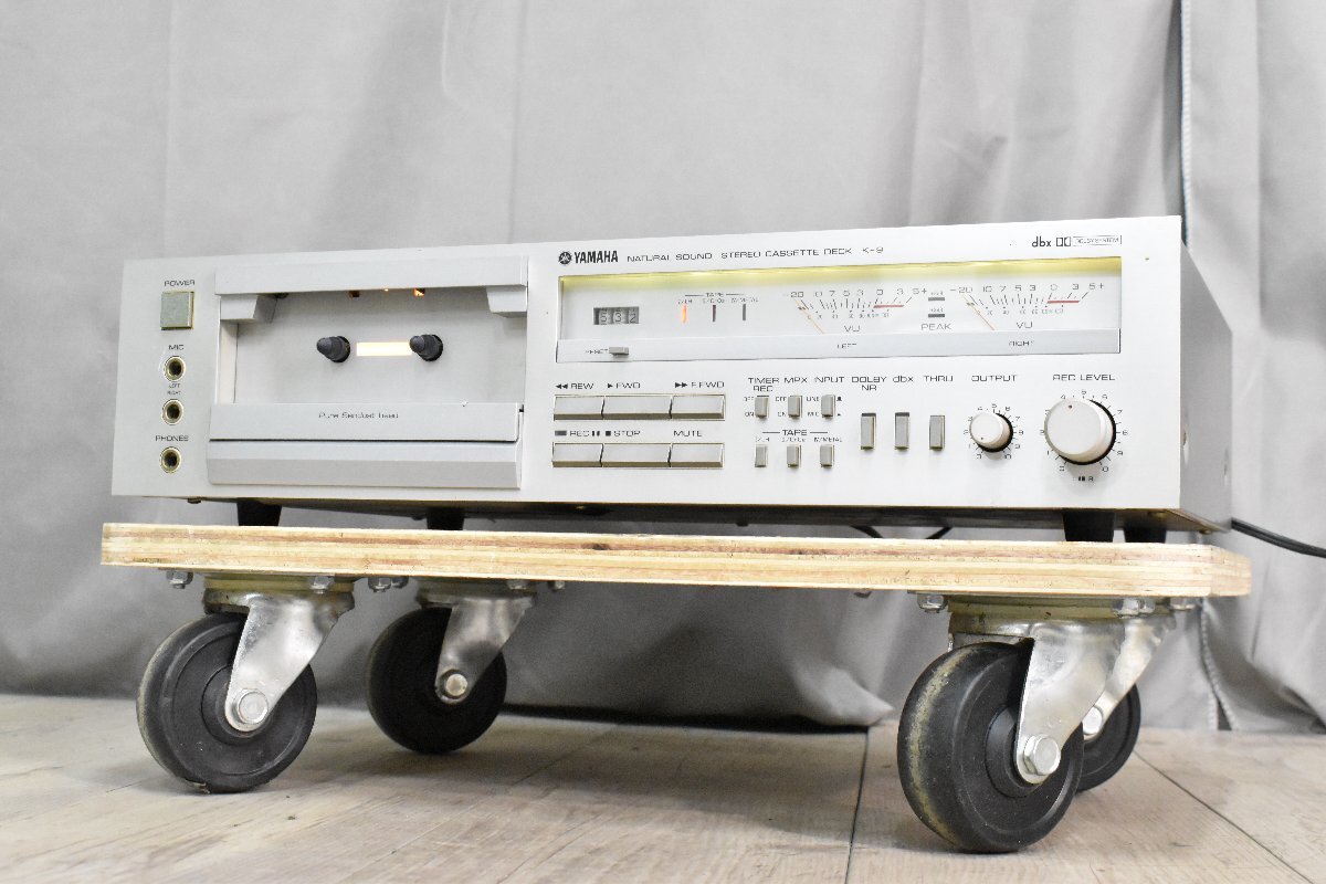 ◇p1823 ジャンク品 YAMAHA ヤマハ ステレオカセットデッキ K-9の画像1