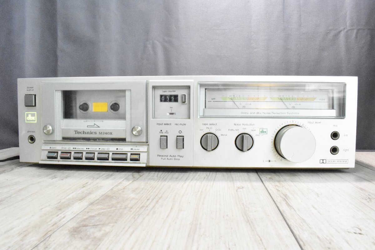 ◇p1885 中古品 Technics テクニクス ステレオカセットデッキ RS-M240X