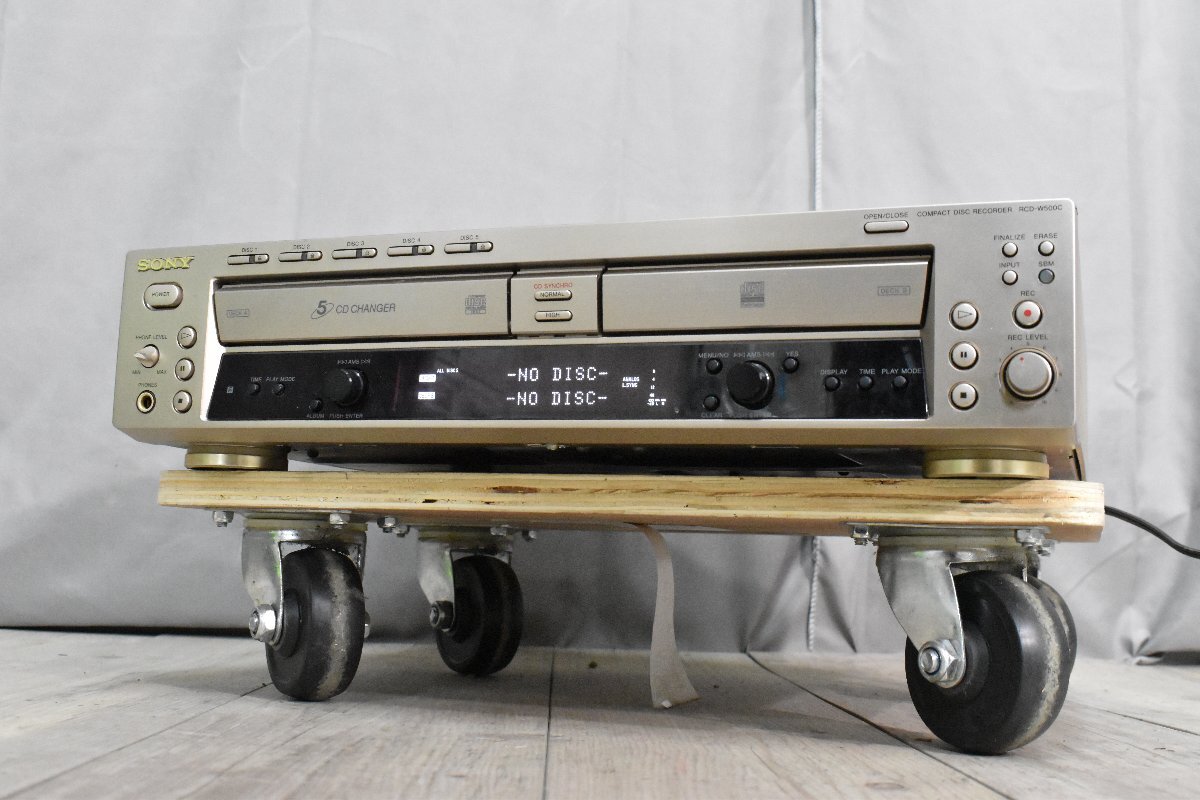 ◇p1883 中古品 SONY ソニー CDプレーヤー RCD-W500C