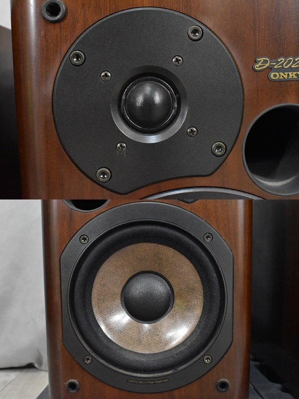 ◇p1861 中古品 ONKYO オンキョー スピーカー D-202AXの画像8