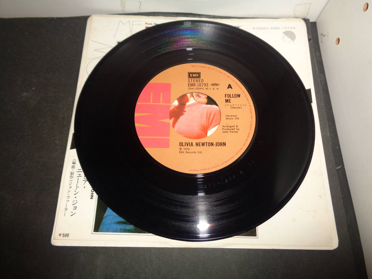 フォロー・ミー　サマータイム・ブルース　オリビア・ニュートン・ジョン　EP盤　シングルレコード　同梱歓迎　V308_画像3