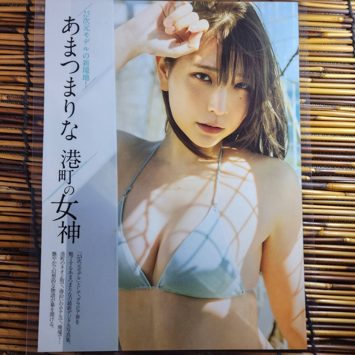 [ high quality thick 150μ laminate processing ].. in other words .FLASH2024.4.16 swimsuit A4 change magazine scraps 6 page [ bikini model ]