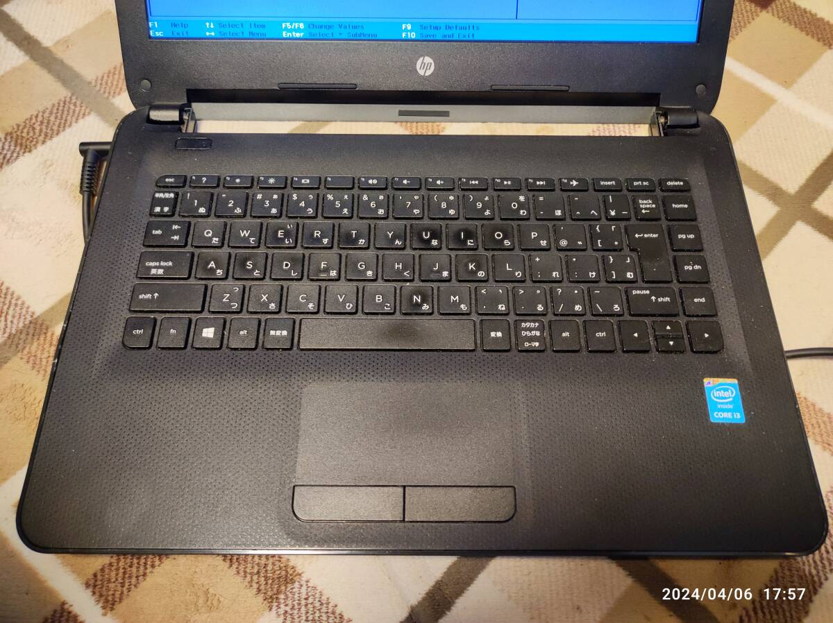 HP 240 G4 Core i3-5010U 2.1GHz ジャンク扱いの画像2