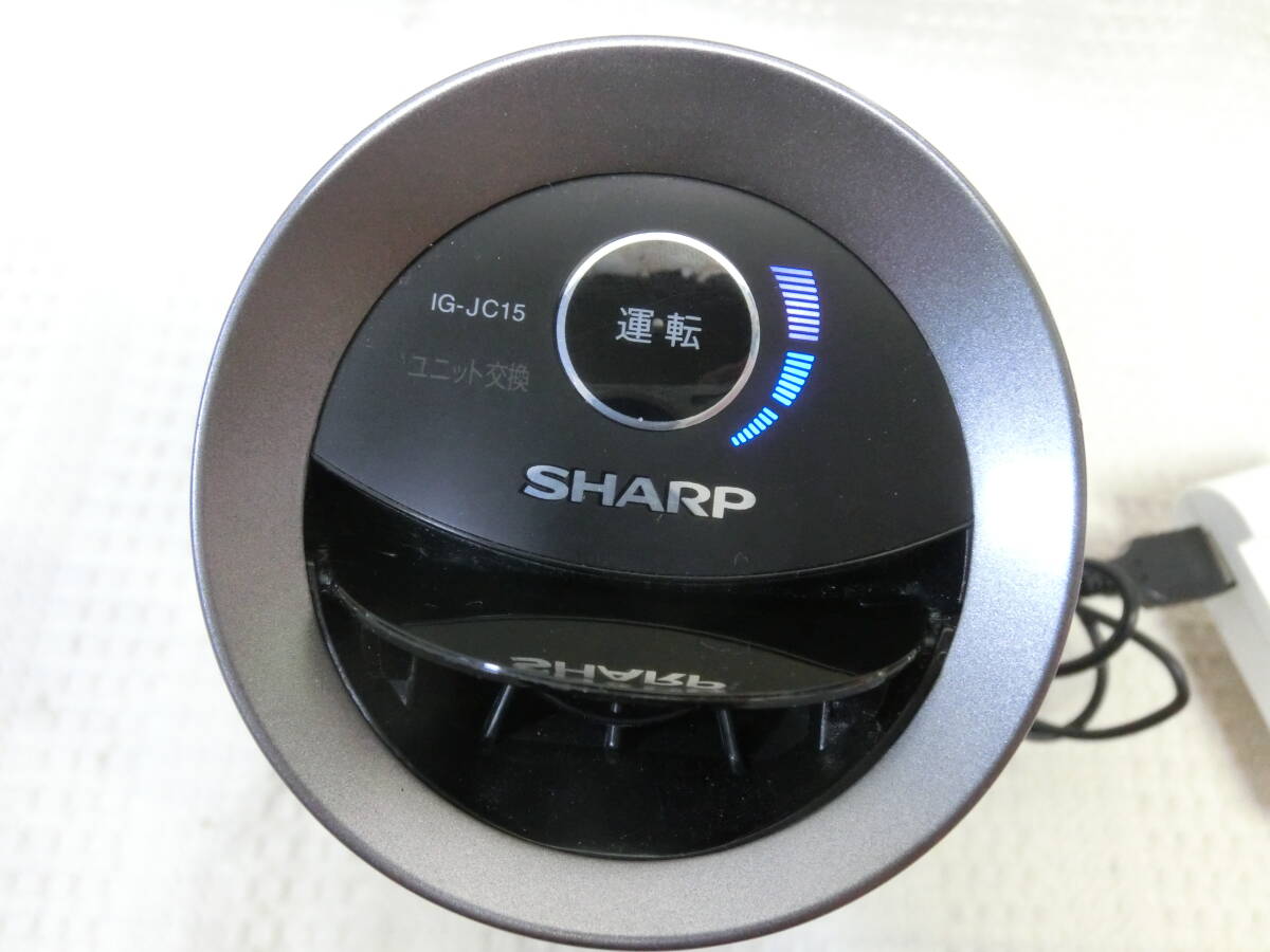 ● SHARP プラズマクラスター イオン発生機 IG-JC15-B USB端子 ホルダーサイズ　カビ・菌・ウイルス対策用 ●_画像4