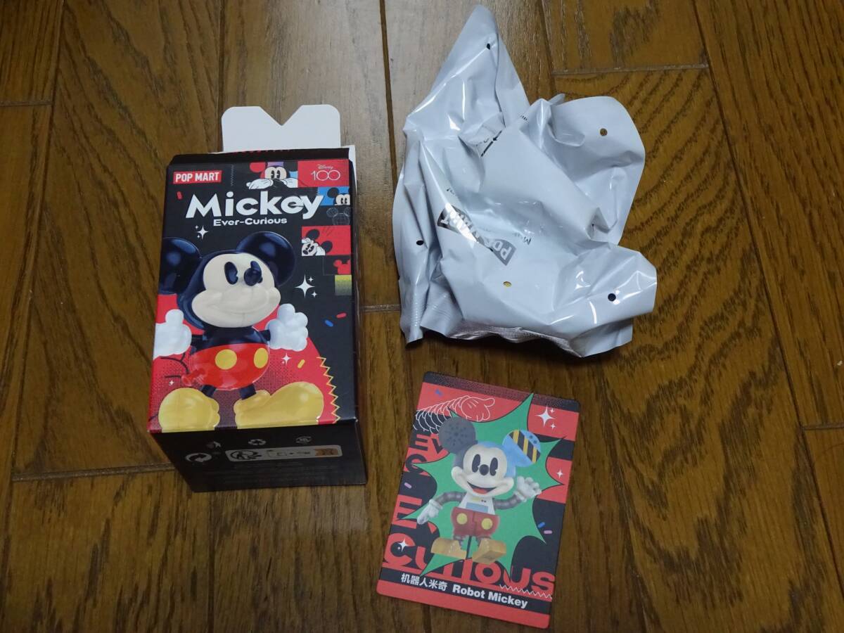 POP MART DISNEY100th Mickey Ever-Curious ディズニー ミッキー フィギュア robot ロボットの画像1