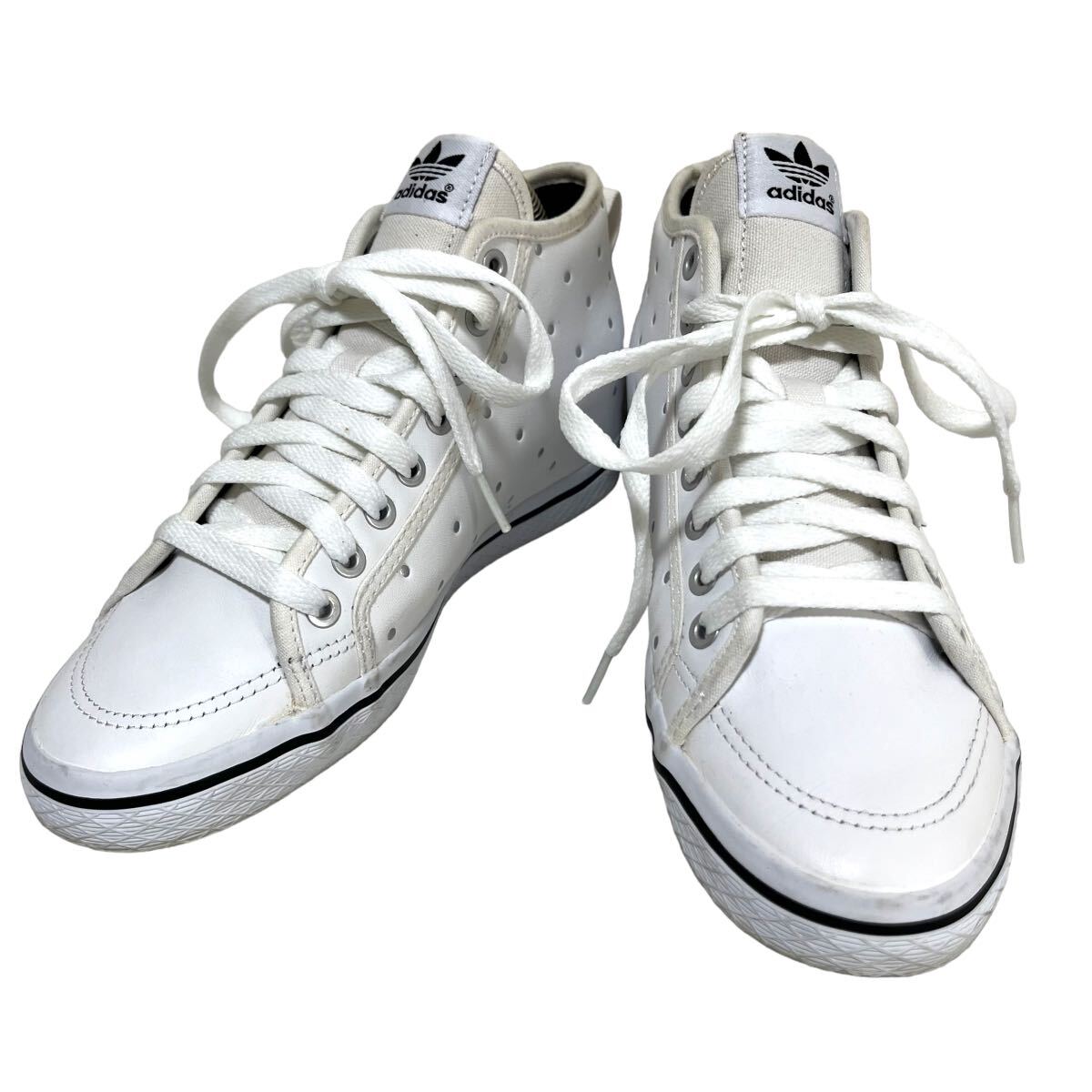 [ condition excellent ]adidas( Adidas ) Originals HONEY UP W D65966 leather is ikatto sneakers do white 24.5cm