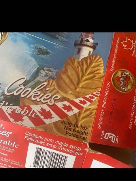 カナダ　メープル　クリームクッキー　箱　ボックス　小物入れ　アンティーク　ケース　食品パッケージ　ケース　昭和レトロ　海外　外国　_画像4