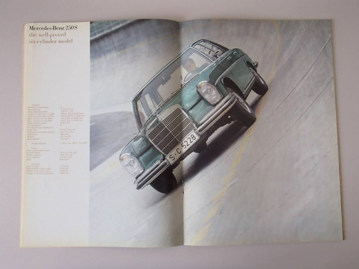 メルセデスベンツ 1960年代 ビンテージ 英語版 自動車総合カタログ ウエスタン自動車 梁瀬 ヤナセ 昭和レトロ USAアンティーク雑貨の画像5