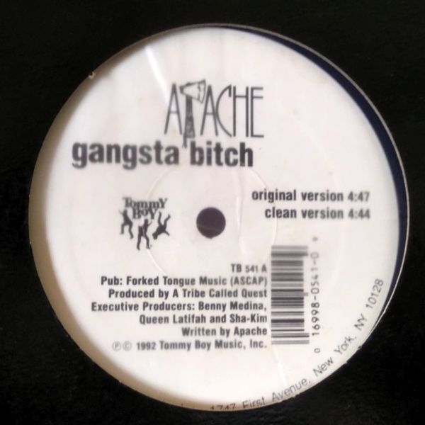 12inchレコード　 APACHE / GANGSTA BITCH_画像1