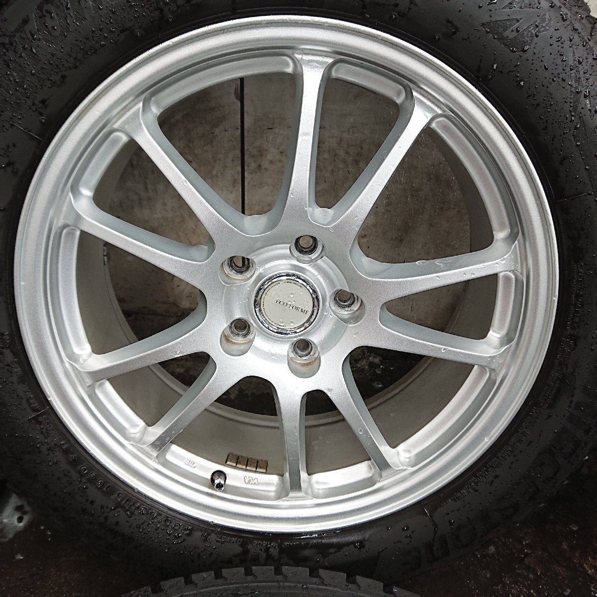 ★中古品★ブリヂストン DM-V3 225/60R18 18×7.5J+53　114.3-5H スタッドレス　4本【他商品と同梱歓迎】_画像4