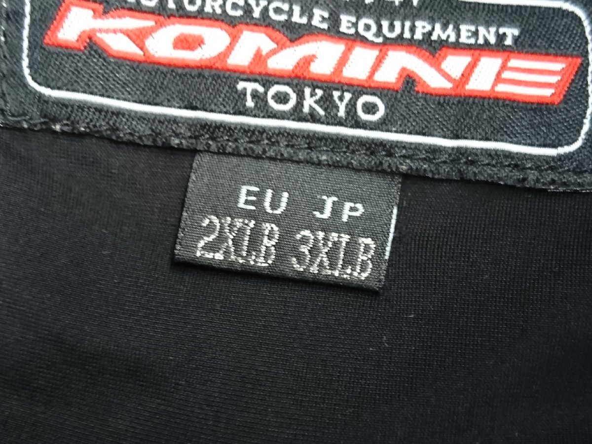 ★ジャンク品★KOMINE コミネ EN1621-1 プロテクターライダーパンツ バイクパンツ メッシュ 3XLBサイズ【他商品と同梱歓迎】の画像5