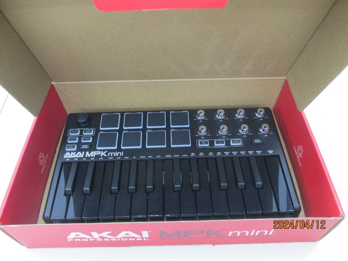 ★ジャンク品★AKAI MPK mini Professional アカイ キーボード【他商品と同梱歓迎】_画像10