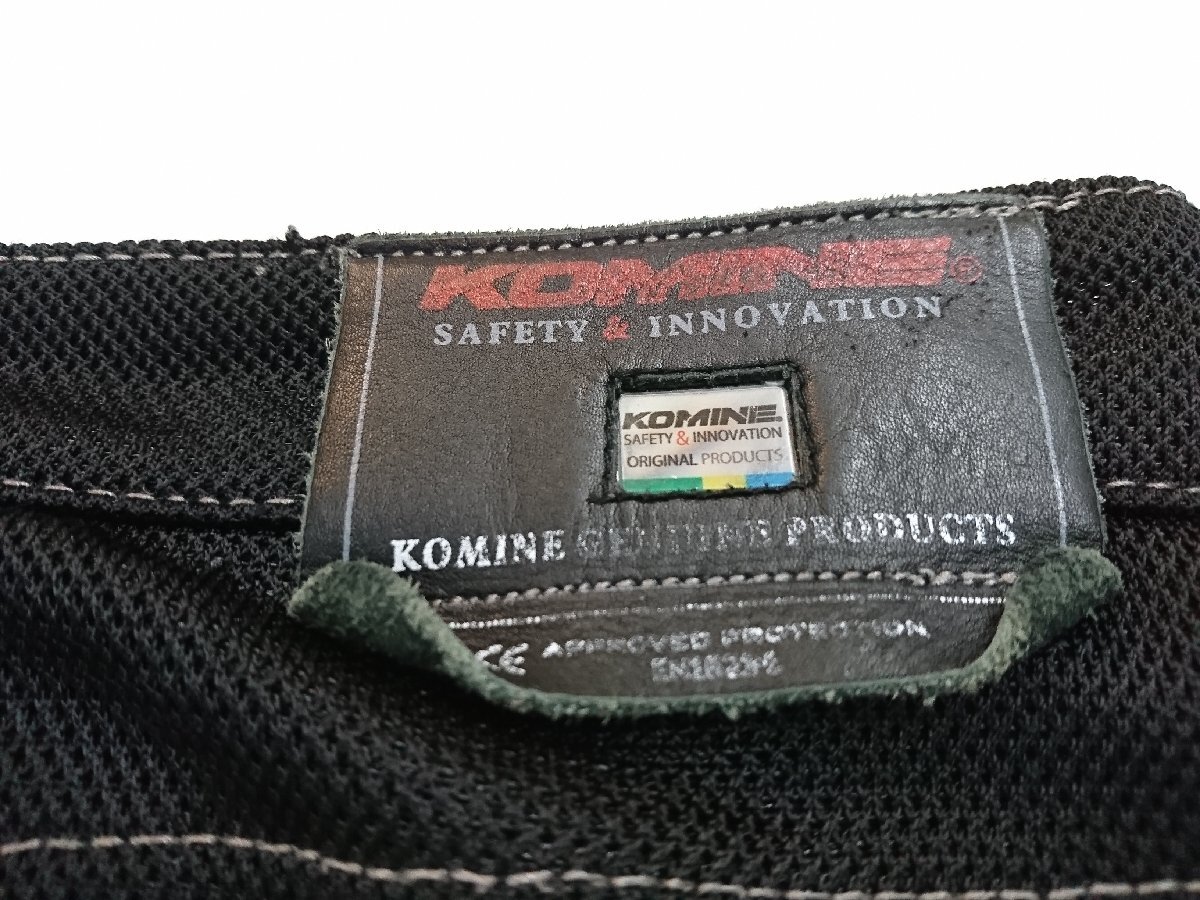 ★未使用品★KOMINE WJ-740R ライディングメッシュジーンズ ブラック Lサイズ 07-740【他商品と同梱歓迎】の画像4