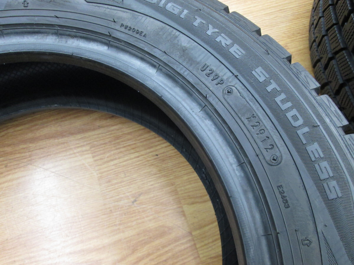 ★中古品★スタッドレスタイヤ DUNLOP WINTERMAXX 175/65R14 2012年製 ４本セット【他商品と同梱歓迎】_画像5