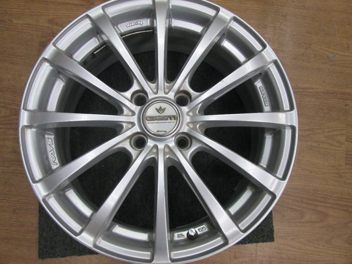 ★中古品★アルミホイール RAYS Sebring GEM Experia16インチ 16x6.5J 4H-100 +53【他商品と同梱歓迎】_画像1