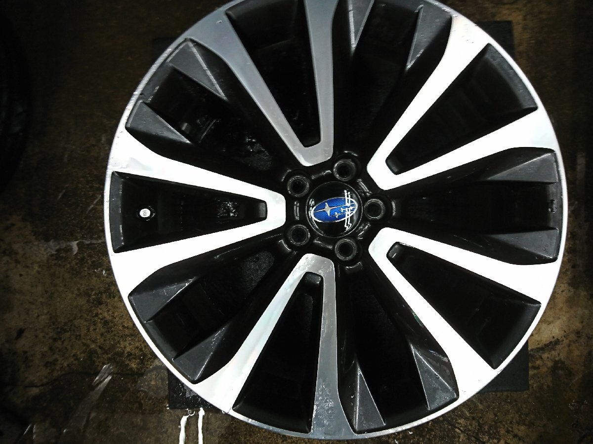 ★中古品★SUBARU フォレスターSJ 純正 アルミホイールセット 18×7J+48 100-5H【他商品と同梱歓迎】_画像4