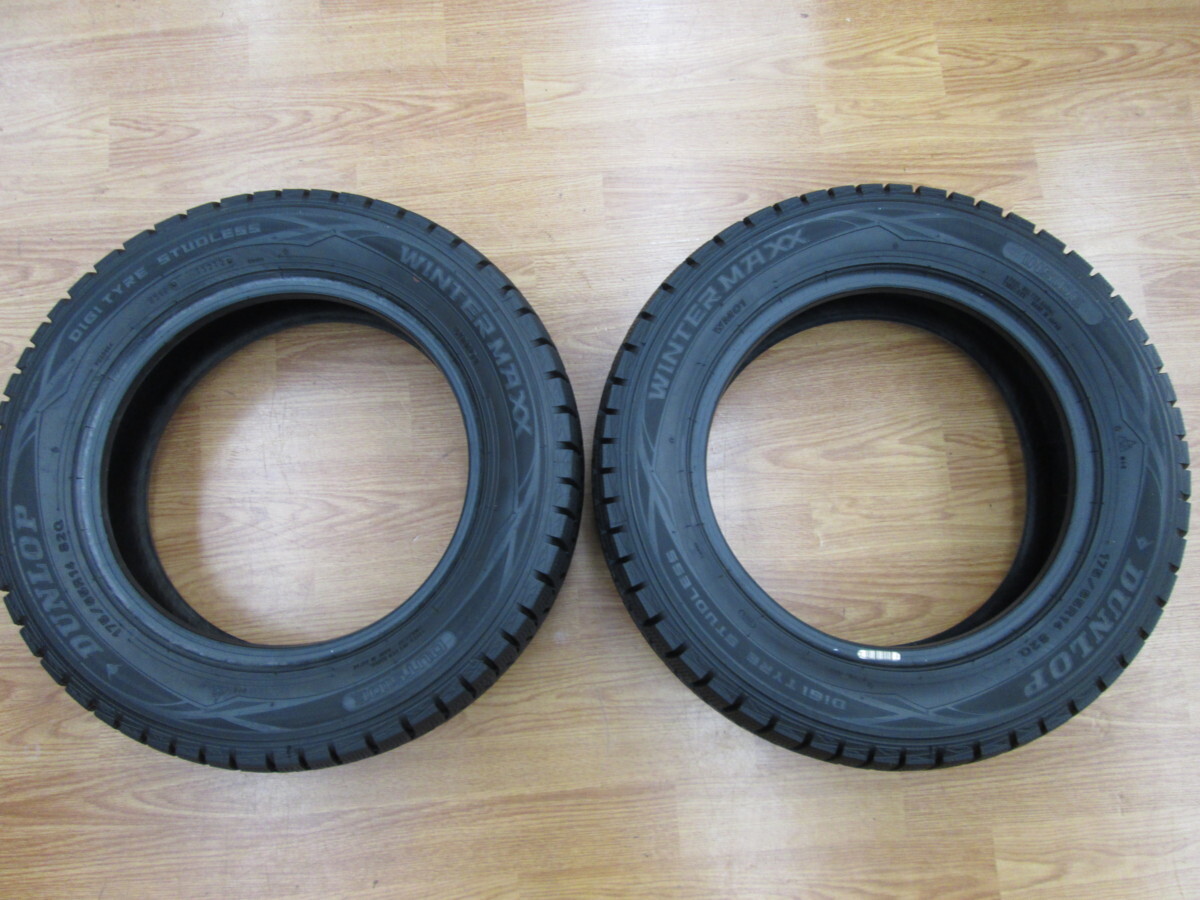 ★中古品★スタッドレスタイヤ DUNLOP WINTERMAXX 175/65R14 2012年製 ４本セット【他商品と同梱歓迎】_画像2