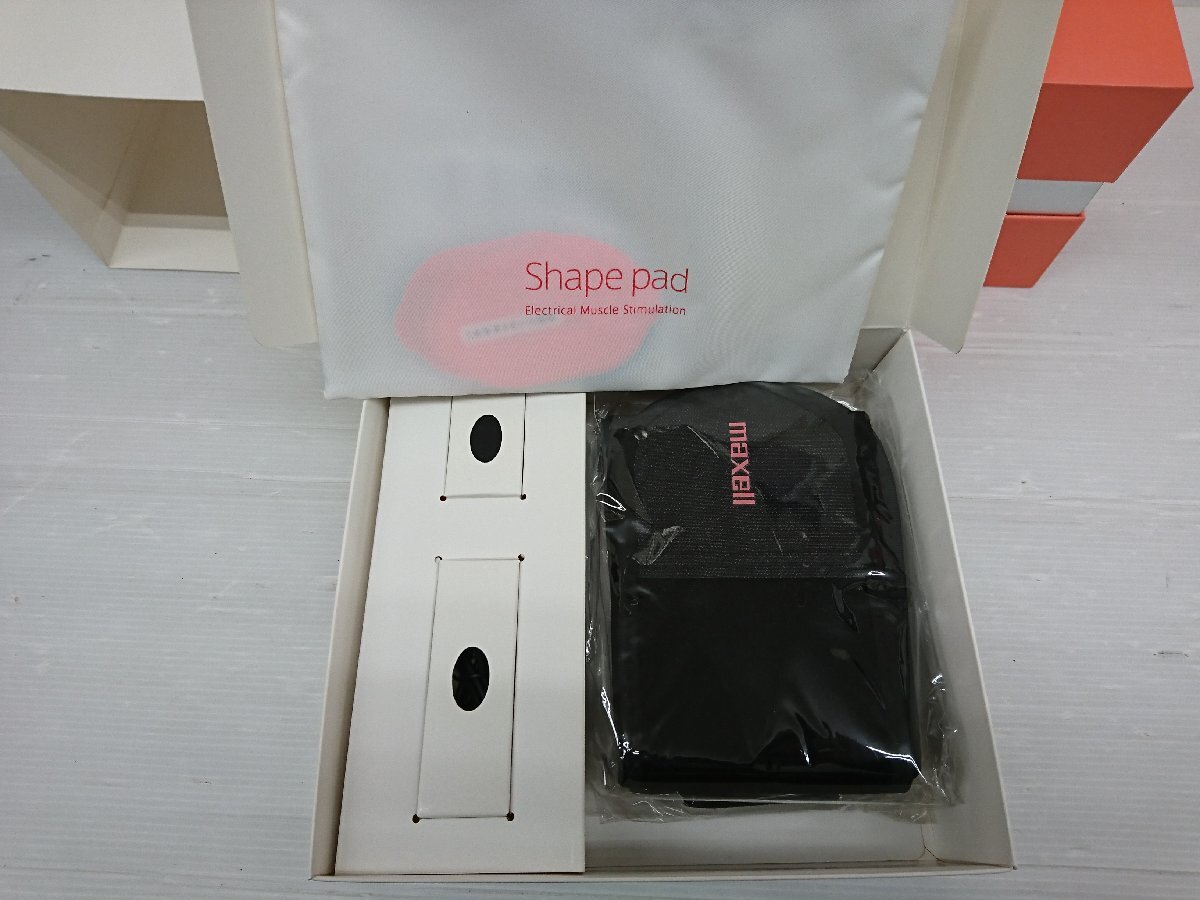 ★中古品★マクセル maxell EMS運動器 Shape pad シェイプパッド MXES-600SHPK【他商品と同梱歓迎】_画像8