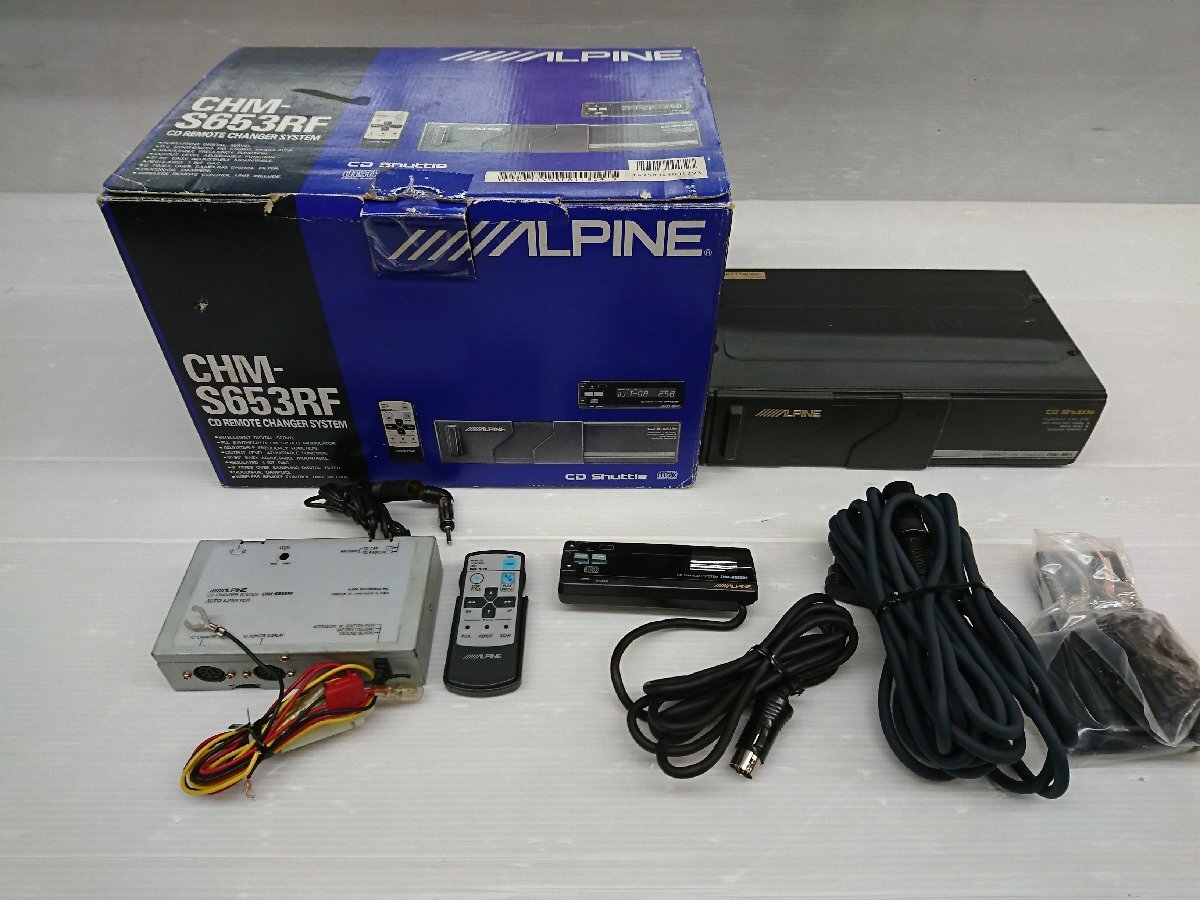 ★中古品★ALPINE アルパイン CDチェンジャー ディスクチェンジャー システムオートリミッター CHM-S653RF 6連装 6枚【他商品と同梱歓迎】_画像1