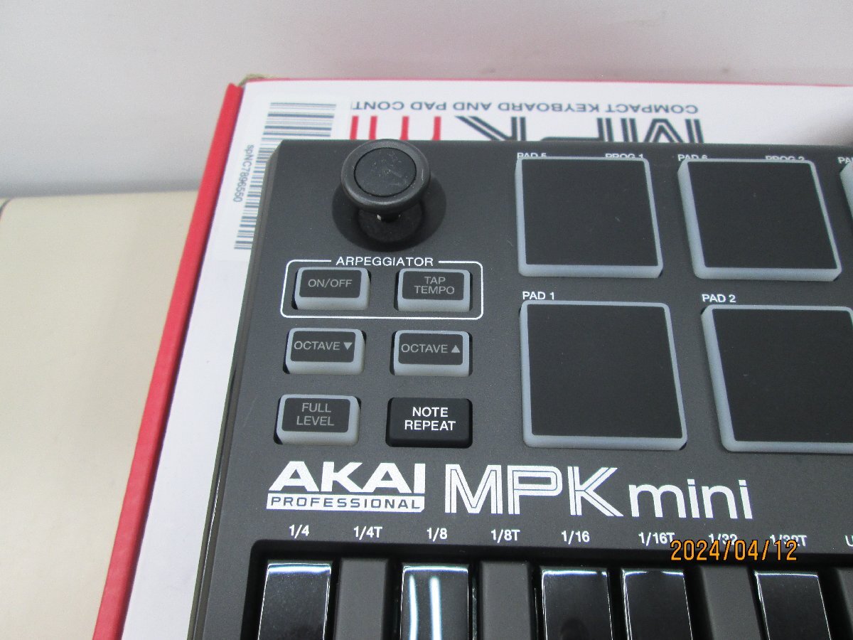 ★ジャンク品★AKAI MPK mini Professional アカイ キーボード【他商品と同梱歓迎】_画像7