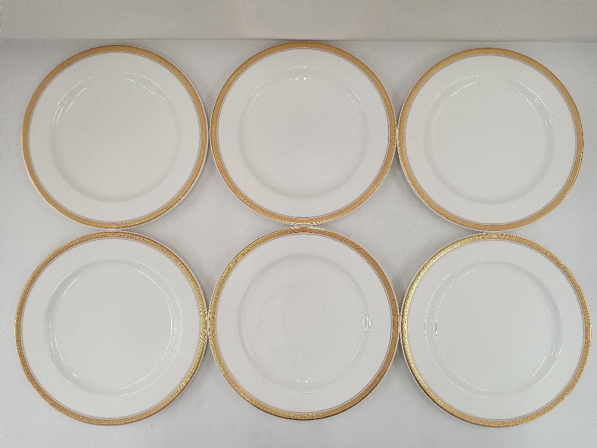 ★未使用品★ Noritake Bone China モデラートライン 4472 カップ＆ソーサー スープカップ 大皿 6客セット ノリタケ【他商品と同梱歓迎】_画像6