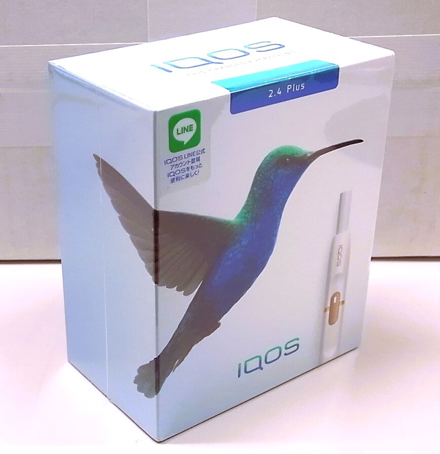 【シュリンク付 未開封】IQOS アイコス 2.4 Plus キット ホワイト 白 電子タバコ 加熱式たばこ 煙草 喫煙グッズ 本体 セットの画像1