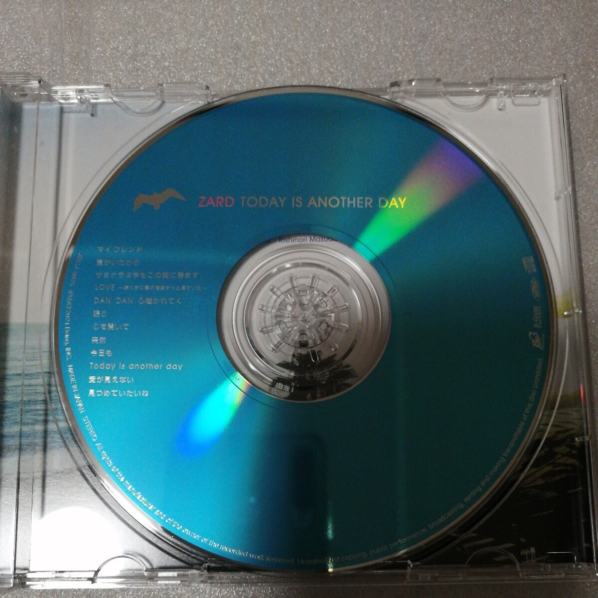 ZARD CD　帯付き　『TODAY IS ANOTHER DAY』30th Anniversary Remasted　レア 坂井泉水 送料 230円～ 君がいたから　マイ　フレンド_画像6