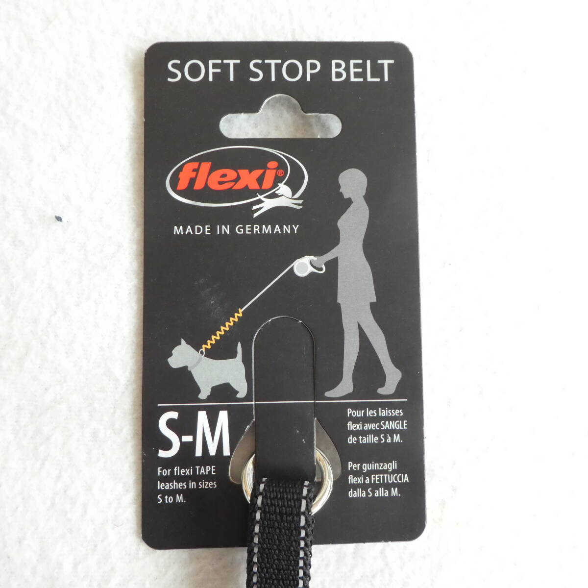 S-M размер гибкий (flexi) soft Stop ремень [ собачий поводок аксессуары ] (S-M размер 