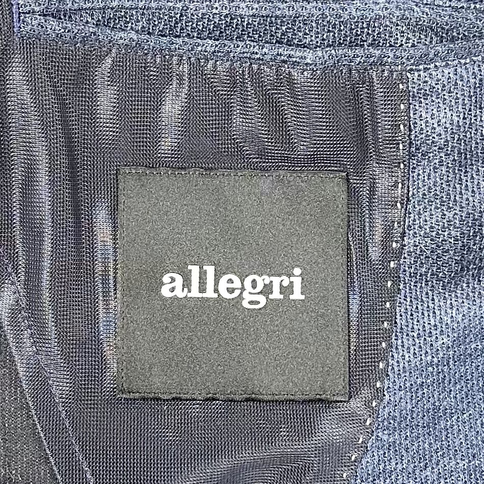 極美品 サイズXL 麻使用 アレグリ allegri テーラードジャケット スプリング サマー ビジネス 三陽商会 リネン ネイビー 50の画像8