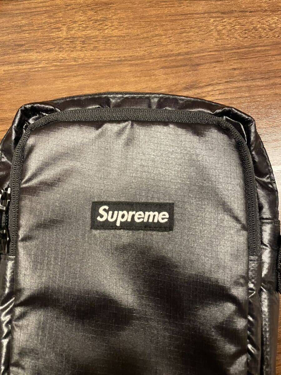 2017AW Supreme shoulder bagシュプリーム ショルダーバッグ 黒 美品 ポーチ シュプ Bag 納品書ありの画像3