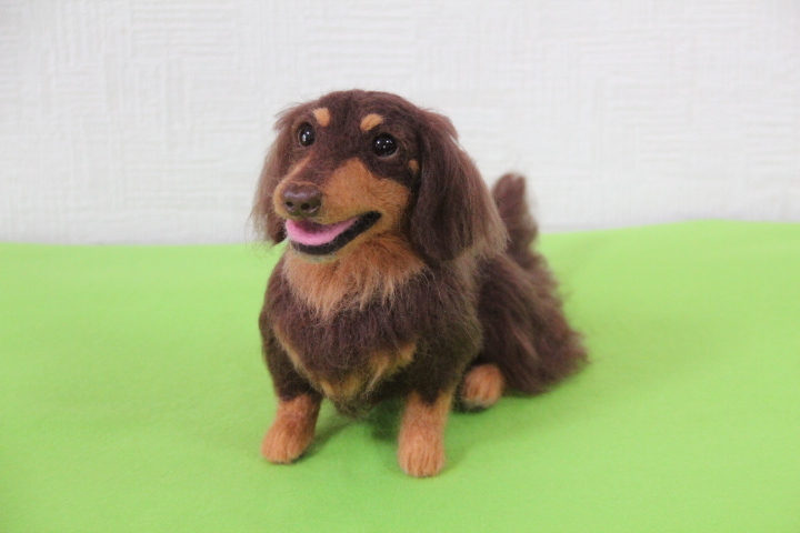 ☆羊毛フェルト ハンドメイド セントバーナード 大型犬 樽付き ☆羊毛フェルト ハンドメイド セントバーナード 大型犬 樽付き