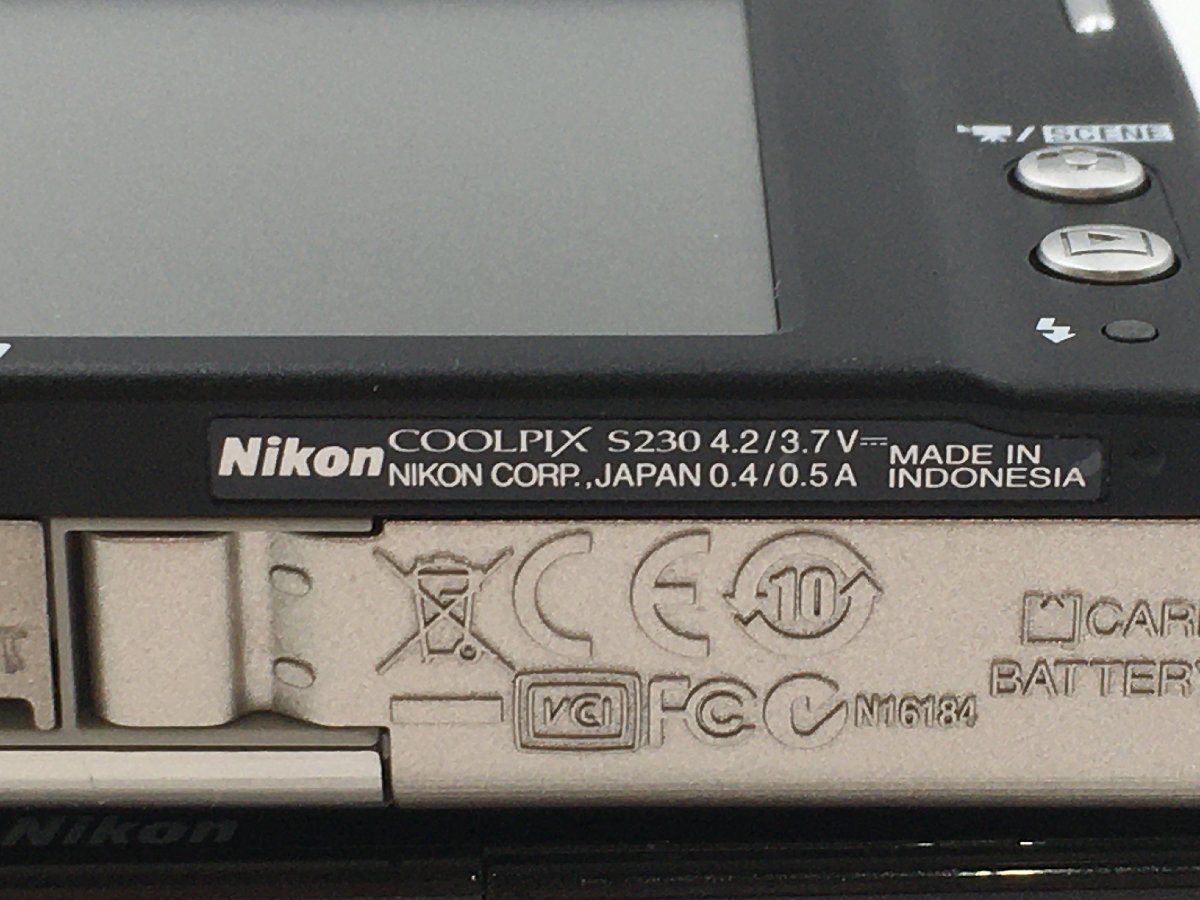 ♪▲【Nikon ニコン】コンパクトデジタルカメラ 2点セット COOLPIX S60/S230 まとめ売り 0402 8_画像8