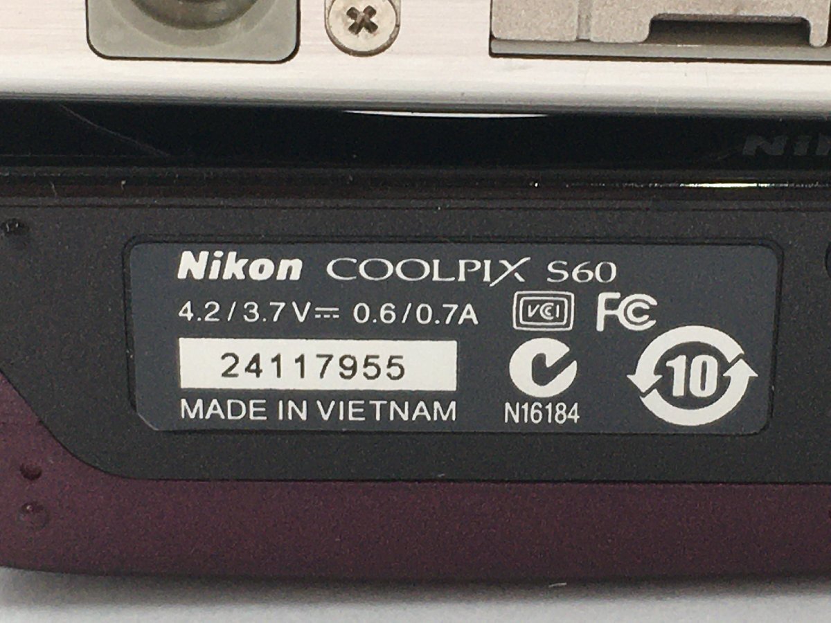 ♪▲【Nikon ニコン】コンパクトデジタルカメラ 2点セット COOLPIX S60/S230 まとめ売り 0402 8_画像9
