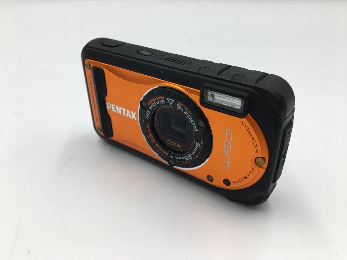 ♪▲【PENTAX ペンタックス】コンパクトデジタルカメラ Optio W90 0405 8_画像1