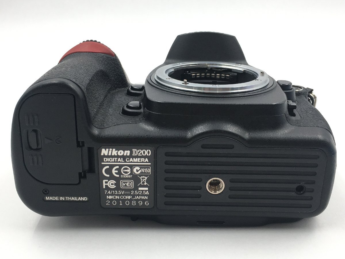 ♪▲【Nikon ニコン】デジタル一眼レフカメラボディ 難あり品 D200 0408 B 8_画像6