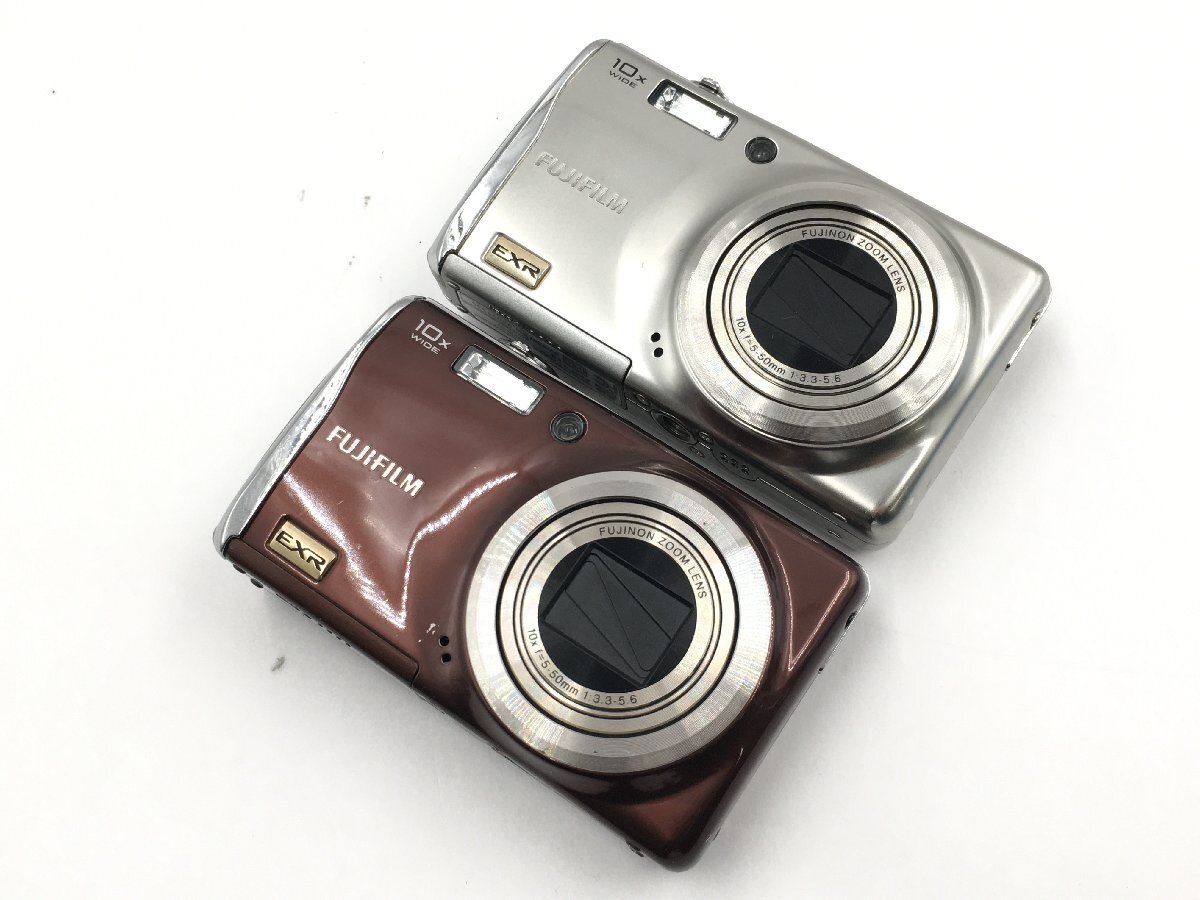 ♪▲【FUJIFILM フジフィルム】コンパクトデジタルカメラ 2点セット FinePix F70 EXR まとめ売り 0412 8_画像1