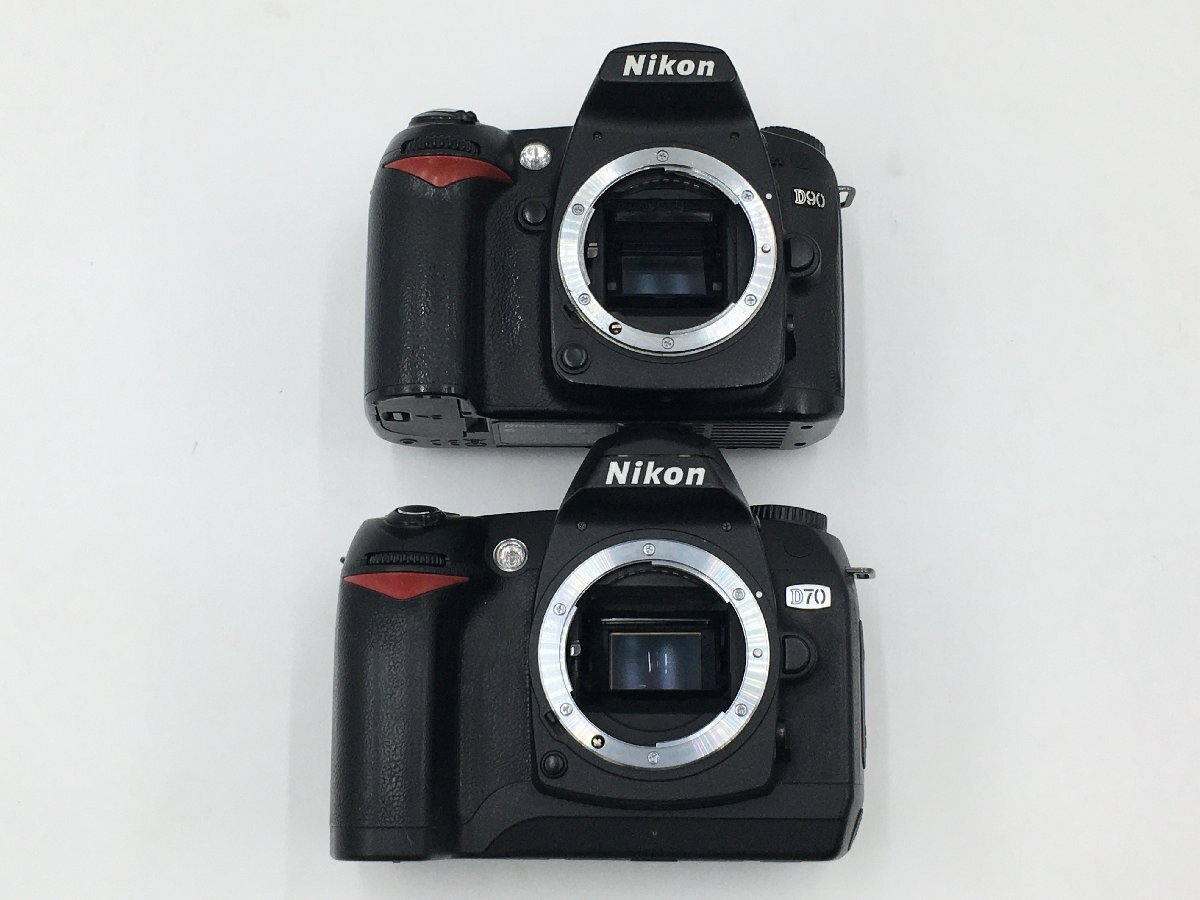 ♪▲【Nikon ニコン】デジタル一眼レフカメラボディ 部品取り D90 D70 まとめ売り 0417 8の画像2