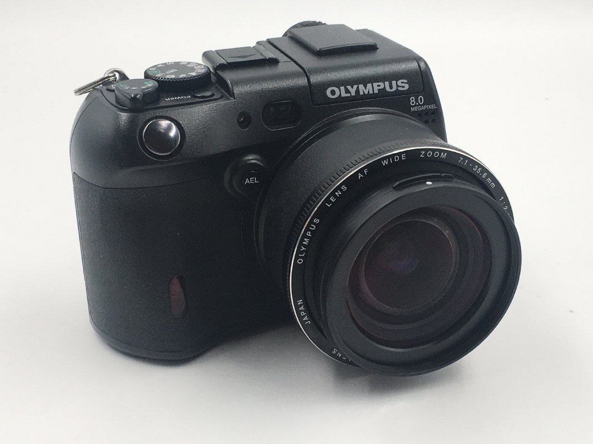 ♪▲【OLYMPUS オリンパス】コンパクトデジタルカメラ 部品取り C-8080 Wide zoom 0418 8の画像1