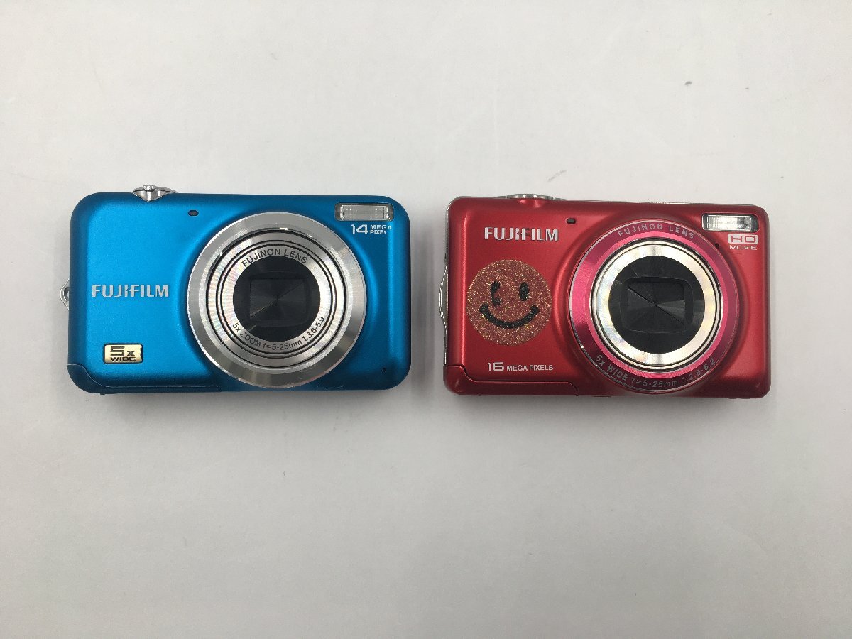 ♪▲【FUJIFILM フジフイルム】コンパクトデジタルカメラ 2点セット FinePix JX280/JX420 まとめ売り 0419 8の画像1